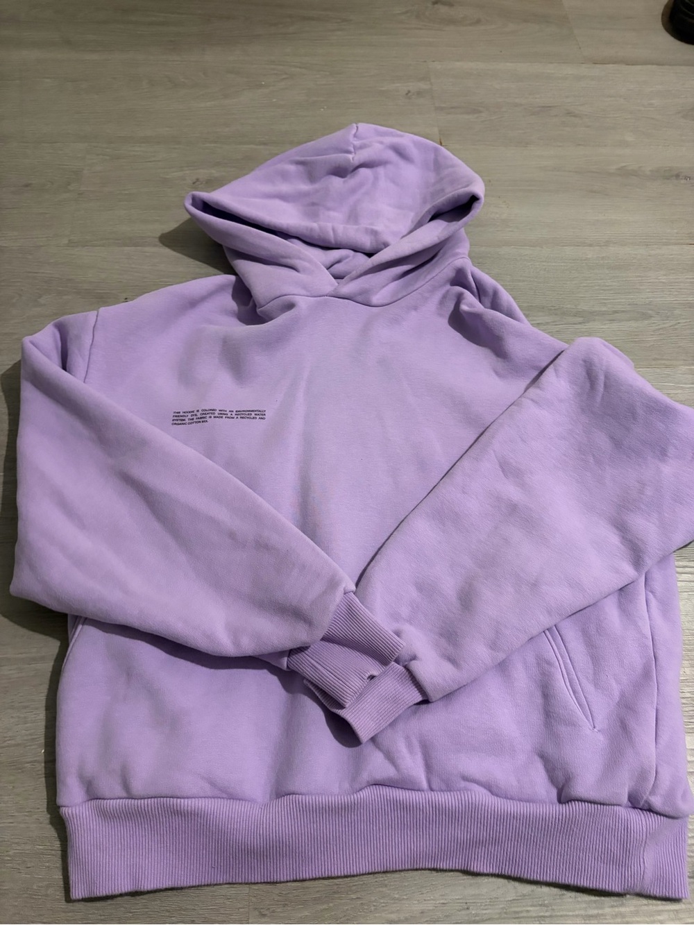 PANGAIA 365 Signature Organic Cotton Hoodie Lilac Purple Size S